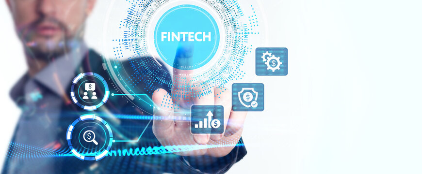 Fintech Financial technology Cryptocurrency investment and digital money. Business concept on virtual screen. - Powered by Adobe