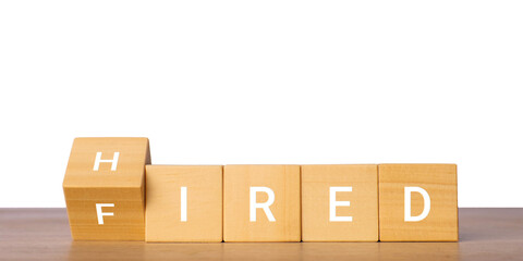 Wooden blocks with safe and unsafe text for risk and security concept, isolated on transparent background