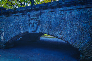Landscape of Catherine Palace and Gardens in St. Petersburg, Russia