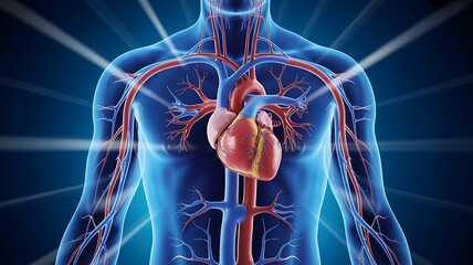 Human Heart And Circulatory System Anatomy cardiovascular system