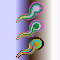 Color-Layered Abstract Shapes on Gradient Backdrop.eps