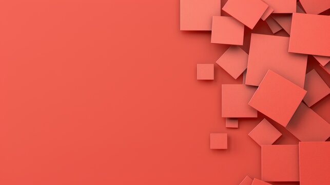 A vibrant red flat background perfect for grabbing attention