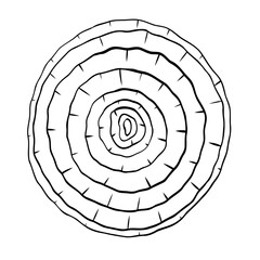 Onion slice, onion rings monochrome botanical fragrant vegetable drawing illustration. Isolated. Graphic hand drawn ink black and white vector. Good for cooking, medicinal, menu, garden, package