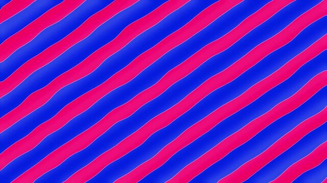 Red and white striped fabric background pattern