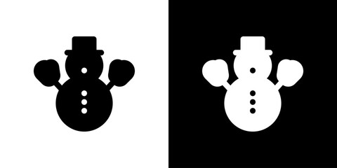 雪だるまのアイコン