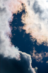 Gateway of Light: Iridescent Cloud Frame