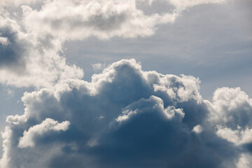 Majestic Pile of Storm Clouds in Daylight