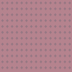 Delicate Floral Pattern on Dusty Rose Background