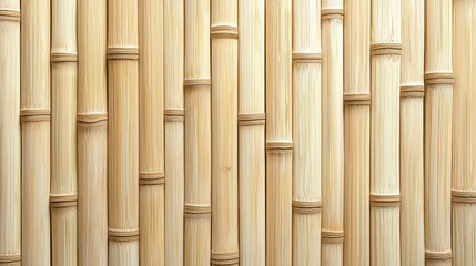 Bamboo plank background natural vertical wooden texture seamless pattern light cream brown tones eco-friendly sustainable material backdrop design
