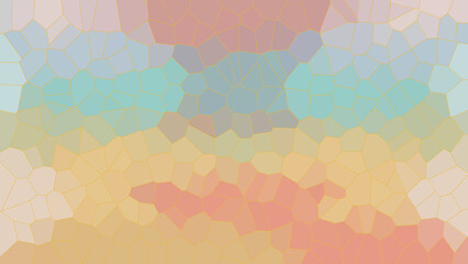 Colorful abstract grunge geometric pattern texture illustration with bright rainbow triangle mosaic design