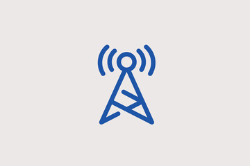 transmission illustration in line style design. Vector illustration.	