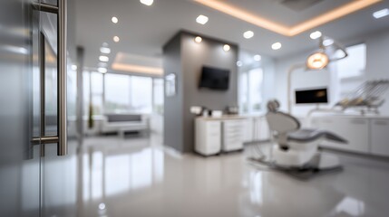 Fototapeta premium Bright and modern dental clinic with a professional look and feel