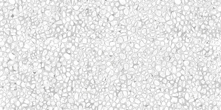 Seamless pebble stone texture in light gray and white tones for backgrounds