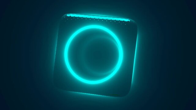 Shine shader cube animation video creates a mesmerizing visual effect with glowing edges and smooth dynamic motion.