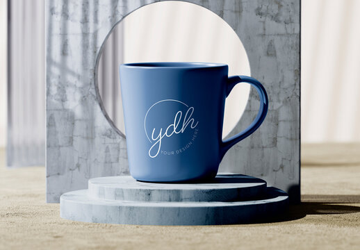 Ceramic Coffee Mug Mockup