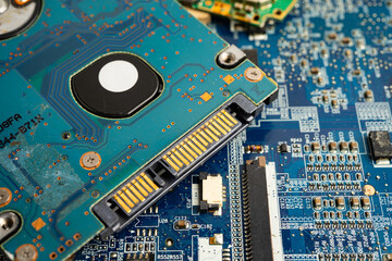 Repairing and upgrade circuit mainboard of notebook, electronic, computer hardware and technology.