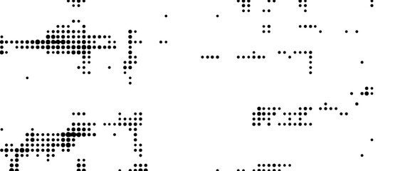 Abstract halftone of black squares on a white background. vector