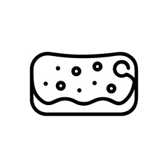 Kitchen sponge icon transparent background 