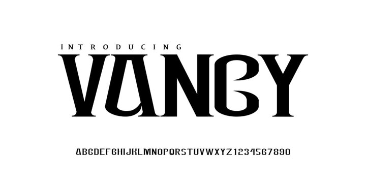 Vancy Font is A modern elegant serif display font with high contrast strokes and refined editorial style for luxury branding.