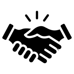 Handshake Deal  Icon Element For Design