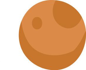 Vector icon of Christmas gingerbread in cartoon flat mode. Holiday cookies - christmas tree, gingerbread man, star, house, heart isolated on white background