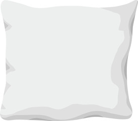 Obraz premium Cushions icon in flat cartoon design. This wonderful of white pillow in different size, shape and snow colors will complement any sleep project. Vector illustration