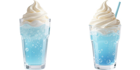 ソーダフロート　アイス　飲み物