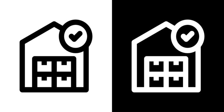 Stock Icon Vector Illustration. Fresh Line Design Built For Creative Flexibility In Light And Dark Versions. 