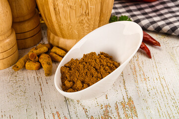 Indian cuisine - curry powder for culinary