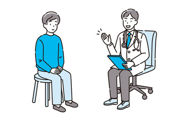 医師と患者の診察シーン