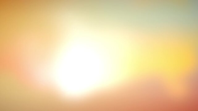 Soft waves of pastel light glide in a soothing animation loop, merging orange, white, and gold into a luminous gradient that evokes the quiet drift of an ambient aurora