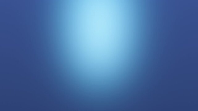 A continuous animation loop of a soft blue glow blooming at the top, fading into deeper shades like light drifting through a calm gradient background, quiet and smooth