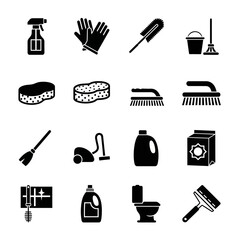 Comprehensive cleaning tools set for home hygiene and sanitation, ensuring a spotless and healthy living space, reflecting cleanliness and orderliness in households