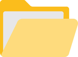 Open yellow folder icon