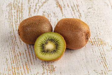 Sweet juicy Kiwi fruit slice