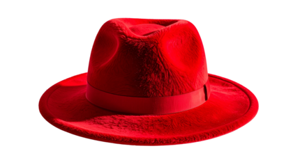 Santa Hat With Fluffy Pom Pom realistic transparent background png