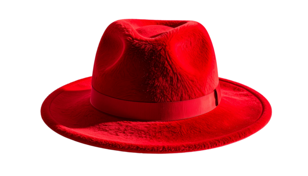 Santa Hat With Fluffy Pom Pom realistic transparent background png