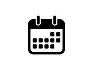 Stylized outline of a calendar icon with date numbers showing the 30th day isolated on transparent background