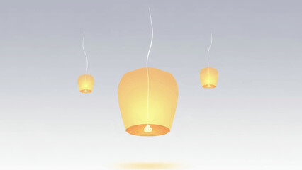 Minimalist New Year themed illustration celebrating the arrival of the upcoming year with festive elements