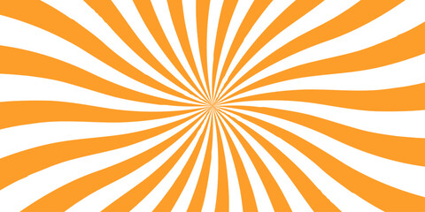 Abstract red and white retro with sunburst pattern colorful design. Vintage sunrays illustration swirl line. sun beam vector banner design and comic burst gradient concept pattern.	