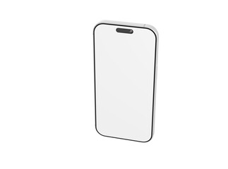 Clean, isolated image of a smartphone, perfect for showcasing app interfaces or design mockups. Ideal for techn