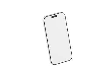 Clean, isolated smartphone mockup. Perfect for showcasing apps, websites, or digital content. Ideal for technol