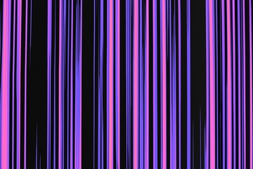Vibrant neon pink and purple vertical light streaks on a black background. Abstract glowing lines ideal for modern design, digital art, sci-fi themes, and futuristic graphic projects.