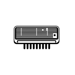 Air Conditioner and Heater Appliance Vector