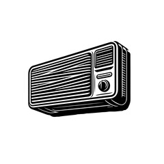 Air Conditioner and Heater Vector Illustration