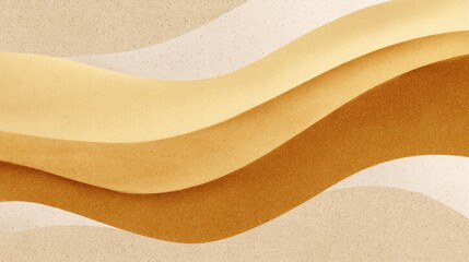 Abstract waves of earthy tones creating a serene background texture for modern design projects, perfect for nature-inspired themes and minimalistic aesthetics.