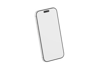 Elegant smartphone mockup with clean design, perfect for tech presentations, app previews, and modern website e