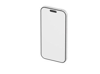 Minimalist smartphone mockup with copy space for app design, branding or advertisement. Perfect for digital mar