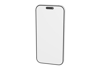 Clean, modern smartphone with a blank screen, perfect for mockups, app designs, and tech-related projects. Aest