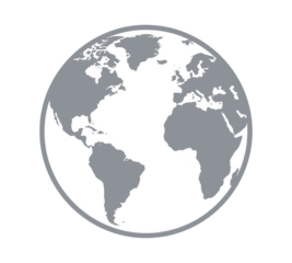 A Grey World Map Depicting Continents and Oceans Against a Black Backdrop Creating a Striking Contrast